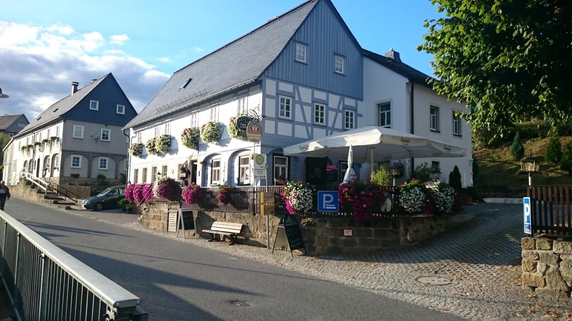 Gasthof Zur Hoffnung Hotel Hinterhermsdorf Eksteriør billede