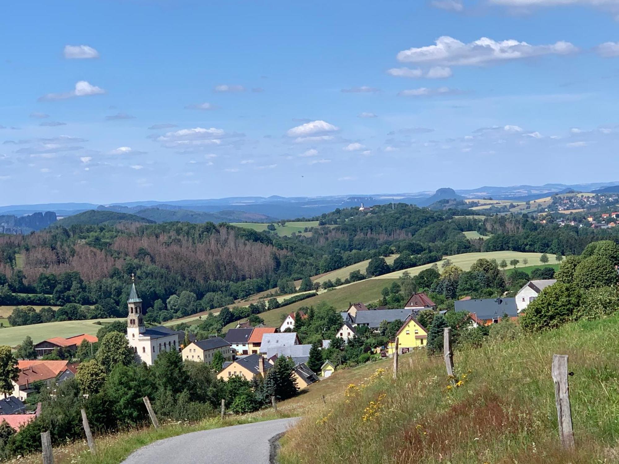 Gasthof Zur Hoffnung Hotel Hinterhermsdorf Eksteriør billede