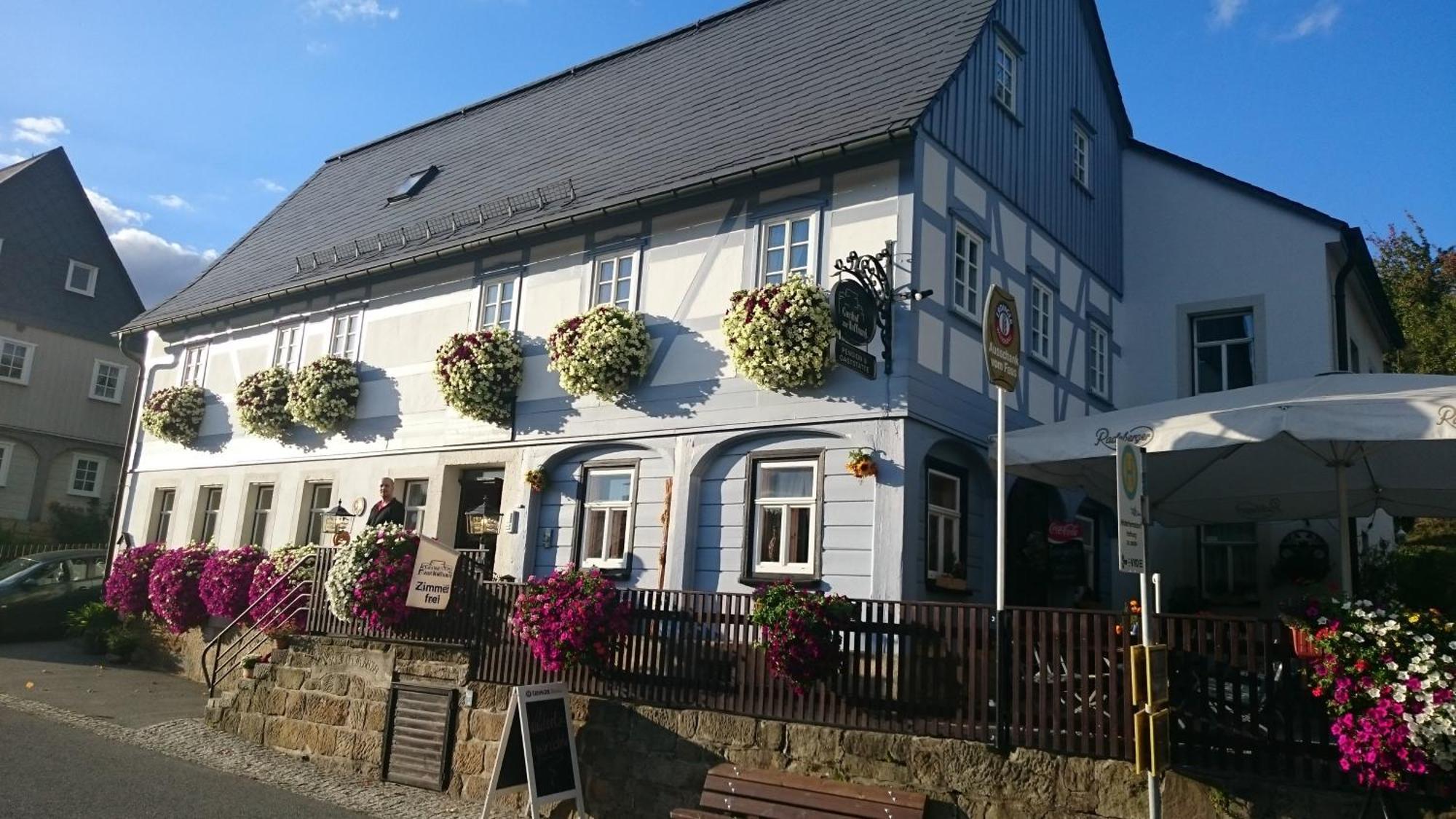 Gasthof Zur Hoffnung Hotel Hinterhermsdorf Eksteriør billede