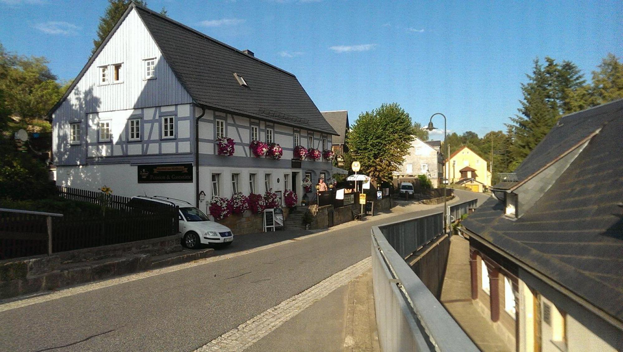 Gasthof Zur Hoffnung Hotel Hinterhermsdorf Eksteriør billede