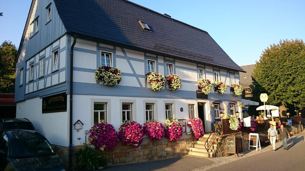 Gasthof Zur Hoffnung Hotel Hinterhermsdorf Eksteriør billede