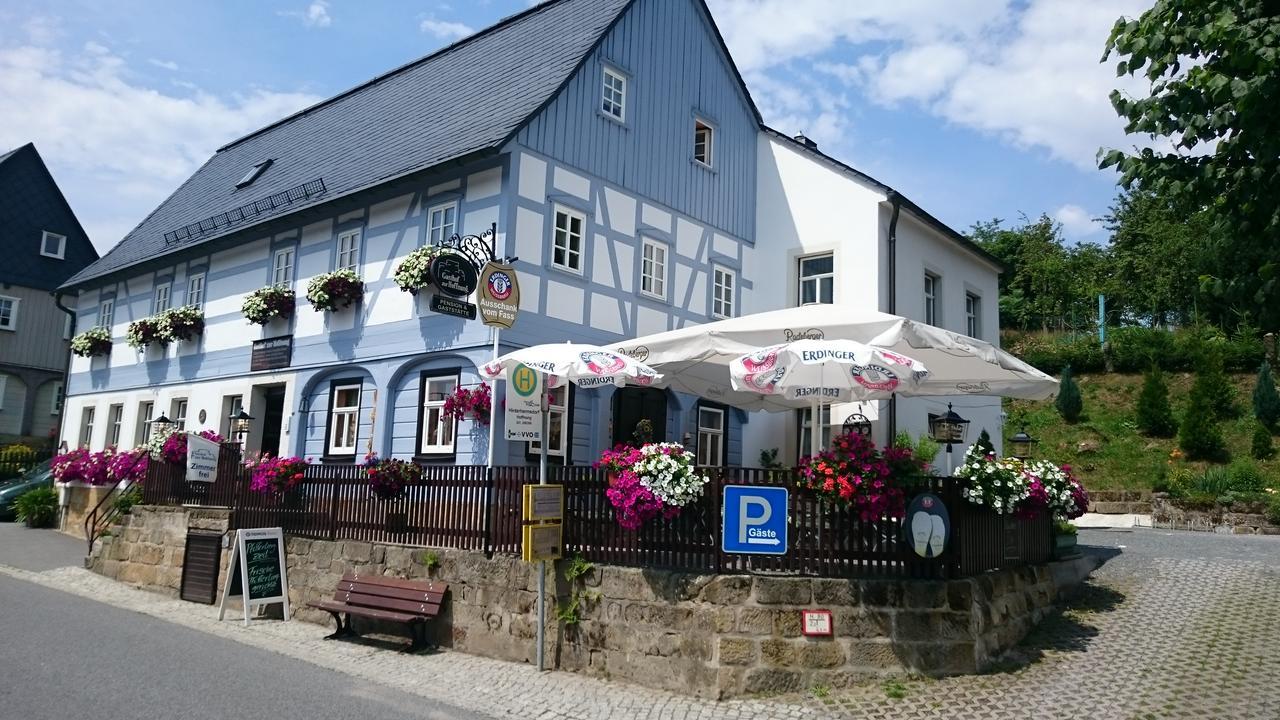 Gasthof Zur Hoffnung Hotel Hinterhermsdorf Eksteriør billede