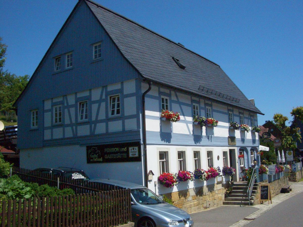 Gasthof Zur Hoffnung Hotel Hinterhermsdorf Eksteriør billede